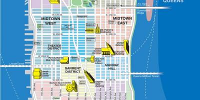 מפה של סייד במנהטן שכונות
